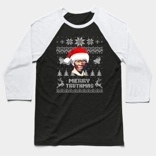 Sojourner Truth Merry Truthmas Funny Christmas Baseball T-Shirt